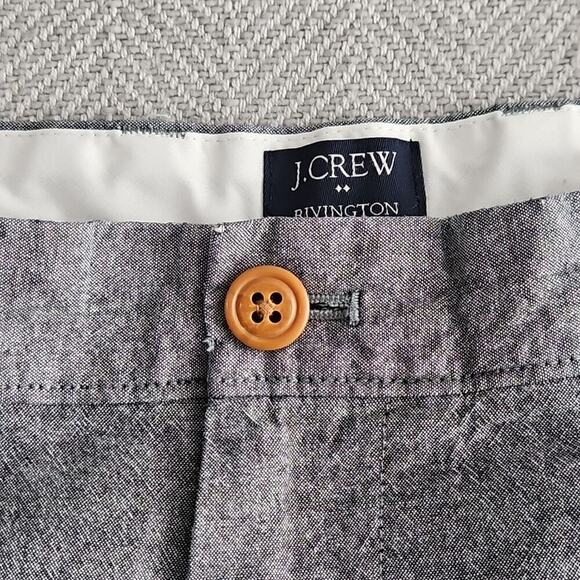 J Crew Shorts Men's Size 35W Gray 10" Inseam 100% Cotton Style 37202 Y2K Preppy - Picture 3 of 12